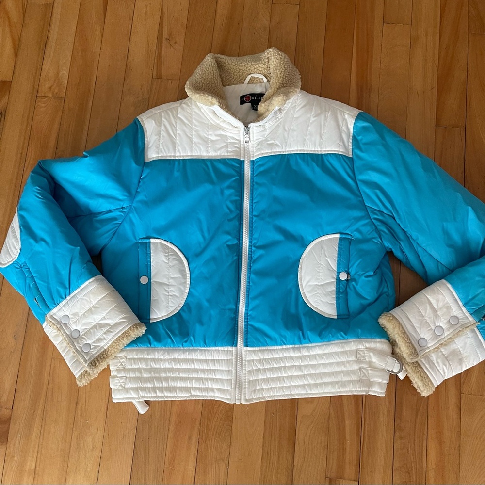 Bomber coat Blue and White